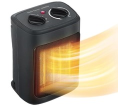 Portable Electric ceramic Space Heater 1500W PTC with Adjustable Thermostat,Fast - £23.35 GBP