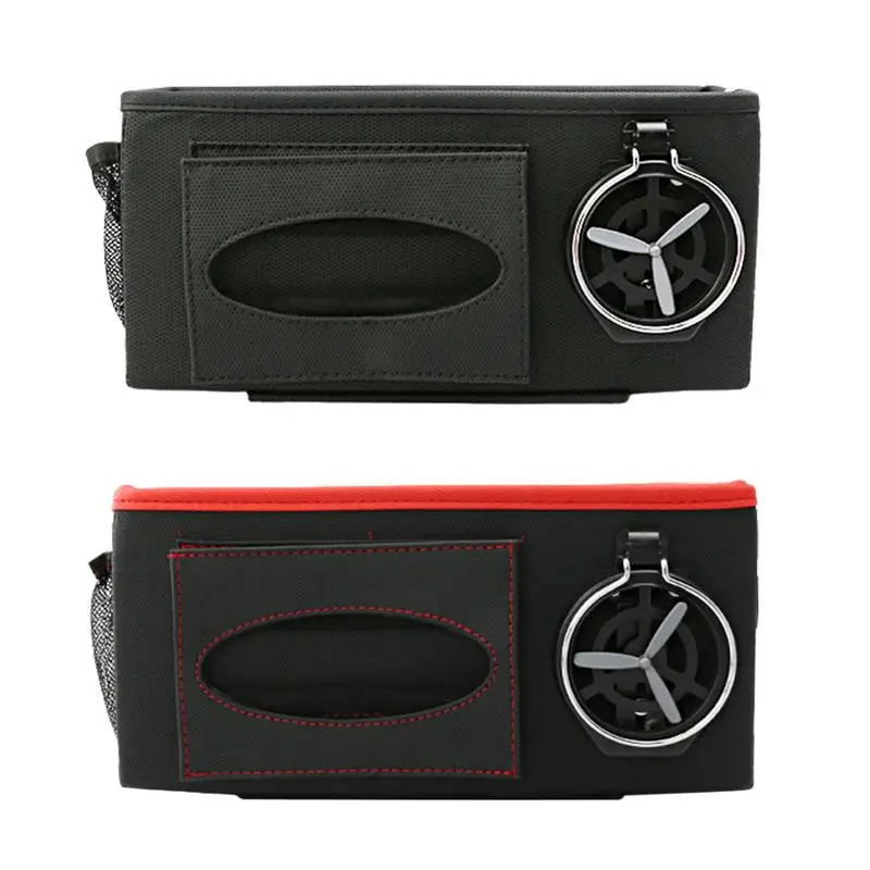 Car Backseat Organizer PU Leather Storage Bag Holder Leakage-Resistant With - £29.59 GBP+