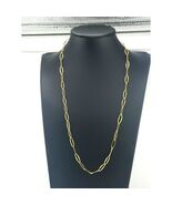 Jane Diaz Artisan Gold Plated Oval Link Chain Necklace - $108.16