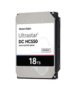 WD Ultrastar DC HC550 18TB 3.5&quot; Internal 512MB SATA 720 7200rpm - £447.05 GBP