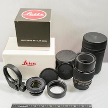 Leica 100mm Apo 2.8 Macro Elmarit R ROM Lenti Con 1:1 Elpro 16545 & Tripod Ring - $4,397.93