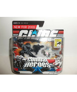NEW GI Joe Combat Heroes Snake Eyes &amp; Timber San Diego Comic Con Exclusi... - £31.61 GBP