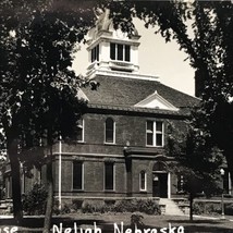 Vintage 1930-1950 RPPC Neligh Court House NE Nebraska Real Photo Postcard EKC - £14.53 GBP