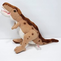 T-rex Brown Dinosaur Aurora Tyrannosaurus Rex Plush Stuffed Animal Toy 11" Brown - £15.90 GBP