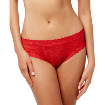 Jenni by Jennifer Moore Womens Cheeky Lace Hipster Size X-Large Color Red - £15.42 GBP