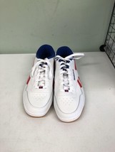 Reebok Classics Men&#39;s Club MEMT Sneaker GW0103 White/Red/Blue Size 12M - £41.10 GBP