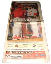 10.21.2011 St Louis POST-DISPATCH Newspaper Cardinals World Series 2 Jas... - £11.78 GBP