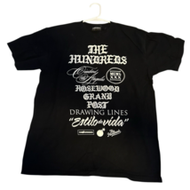 The Hundreds Mens Tee Size Black Large Old English Spell-Out Double Sided - $38.48