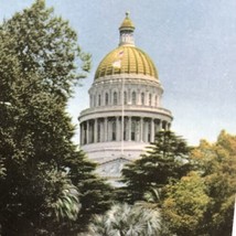 California State Capital Sacramento Vintage Postcard Fountain Building - $13.95