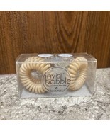 NIB Invisibobble Original Duo Pack 4 Pieces Crystal Clear To Be Or Nude ... - $6.82 CAD