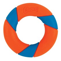 Chuckit! Ultra Ring Dog Toy Blue, Orange 1ea/One Size - £11.82 GBP