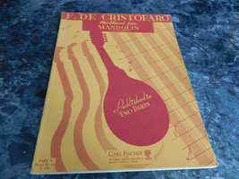 F De Cristofaro Method for Mandolin - £4.89 GBP