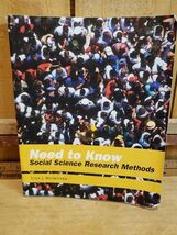 Need to Know: Social Science Research Methods Lisa J McIntyre  - $14.03