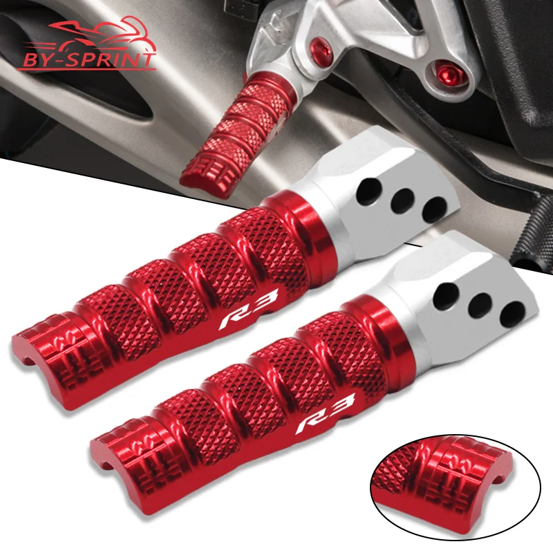 Modified CNC Rear Foot Pegs Pedals Footrests For Yamaha R3 YZF-R3 2015-2022 - $29.66