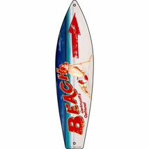 Beach Swimsuit Optional Metal Novelty Surfboard Sign SB-089 - $24.95