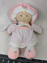 Kids Preferred Girl Doll Cloth Plush 11 Inch Pink 2007 Stuffed Animal Toy - £8.70 GBP