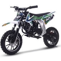 MotoTec Warrior 52cc 2-Stroke Kids Gas Powerful Dirt Bike Green Edition - $519.00