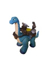 Imaginext Large Blue Apatosaurus Dinosaur with Battle Gear  - £15.71 GBP