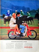 Honda Polo Game Horses Meet the nicest people Jockey -1964 Vintage Print Ad - $238.56 MXN