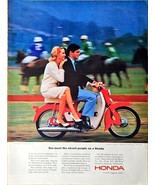 Honda Polo Game Horses Meet the nicest people Jockey -1964 Vintage Print Ad - $17.18 CAD