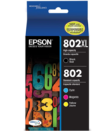 Epson T802XL-BCS DURABrite Ultra Black High Capacity and Color Combo Pack - £94.28 GBP