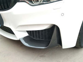2Pcs M-Performance Front Bumper Splitter Cover For BMW F80 F82 M3 2014-20 Carbon - £170.47 GBP