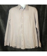Ben Sherman Shirt Mens XL Button Up Long Sleeve Dress or Casual Plaid NICE - $11.88
