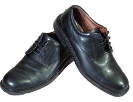 Florsheim DM2 Comfortech Dress Shoes Mens 9.5 Black Leather Oxford 18317 Classic - £17.55 GBP