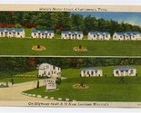 Webb&#39;s Court Motor Inn Chattanooga Tennessee Postcard - $11.88