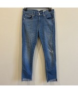RAG &amp; BONE Distressed Stretch Blue Jean Capri Sunset Size 27 Great Condi... - $548.80 MXN
