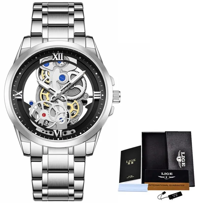 En sport waterproof quartz chronograph wristwatch brand luxury fashion hollow watch men thumb200