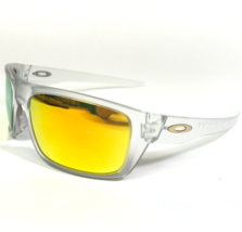 Oakley Sunglasses Drop Point OO9367-0560 Matte Clear Wrap Mirrored Yellow Lenses - £89.51 GBP