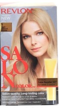 1 Revlon Salon Color 9 Light Natural Blonde Booster Kit Luminous Gray Coverage - £19.66 GBP