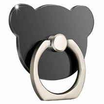 4pcs Cartoon Bear Shape Phone Finger Ring 360 Degree Rotating Ring Grip Anti image 2