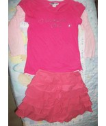 GIRLS Outfit GYMBORee Skirt &amp; KNIT WORKS TOP 5T - $21.94 CAD