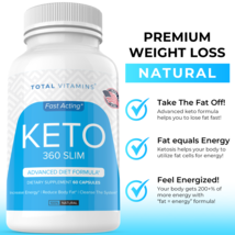 Keto 360 Slim Diet Pills Fat Burner Ultra Fast Pure Boost Burn Weight Loss - £19.43 GBP