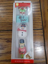 Wilton Christmas Candy Decorations Snowman, Nutcracker New - $15.72