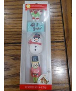 Wilton Christmas Candy Decorations Snowman, Nutcracker New - $15.72