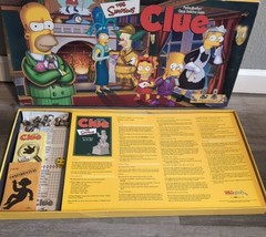 Clue board Game The Simpsons 2000 1st Edition With Pewter Pieces Complet... - £15.49 GBP