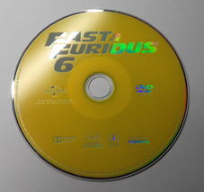 Fast &amp; Furious 6 (DVD disc) 2013 Vin Diesel, Paul Walker, Dwayne Johnson - £2.54 GBP