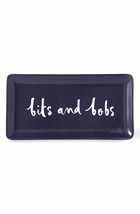 Kate Spade Bits and Bobs Trinket Tray Candy Stripe Navy - £95.64 GBP