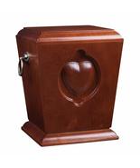 Solid Wood Cremation Urn for Adult Unique Memorial Funeral urn for Human... - £113.42 GBP+