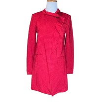 CAbi Style #3546 Red Square Celebration Jacket Women’s Small Houndstooth... - $23.26