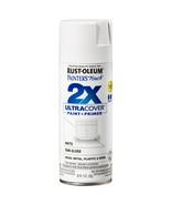 Rust-Oleum Painter&#39;s Touch Ultra Cover 2X Spray Paint 12oz-Semi Gloss White - $33.84