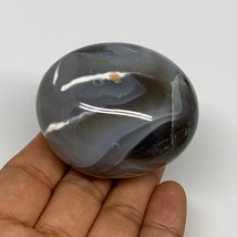 160.2g, 2.3&quot;x2&quot;x1.8&quot; Orca Agate Palm-Stone Reiki Energy Crystal Reiki, B28692 - £10.51 GBP