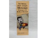 The Official Steve Jackson Munchkin Bookmark Of The Big Box Of Beatdown ... - £14.11 GBP