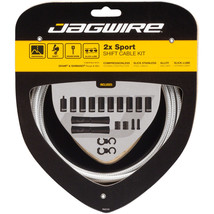 Jagwire 2x Sport Shift Cable Kit SRAM/, Sterling Silver - £29.87 GBP