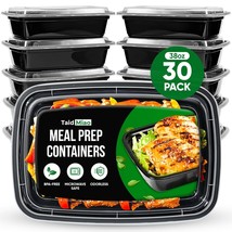 Meal Prep Container - 38Oz 30 Pack Microwavable Reusable, Freezer Safe F... - £20.77 GBP