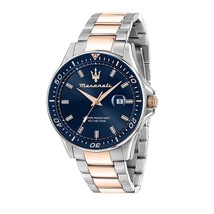 Maserati Sfida R8853140003 Date analogique cadran bleu Colormen montre en... - £162.33 GBP