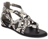 G by Guess Women Gladiator Sandals Cobell Size US 9.5M White Black Snake... - $31.68